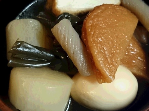 便利だ~わ!炊飯器でおでん♪